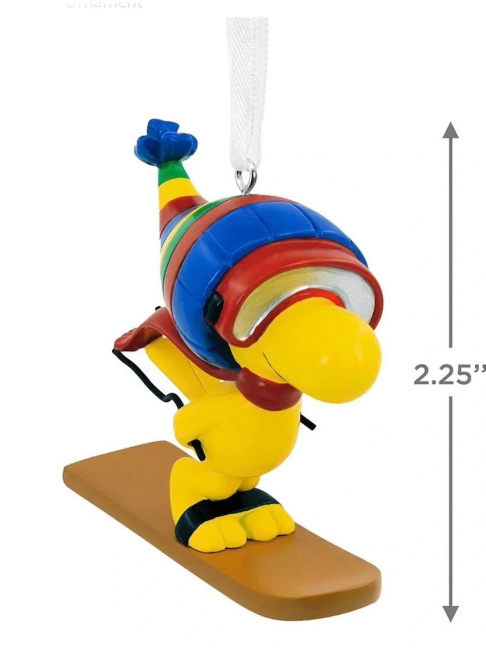 Hallmark Peanuts Woodstock Skiing Christmas Ornament